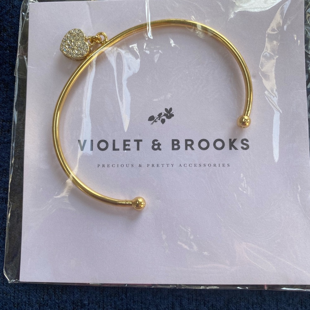Violet & Brooks heart bracelet